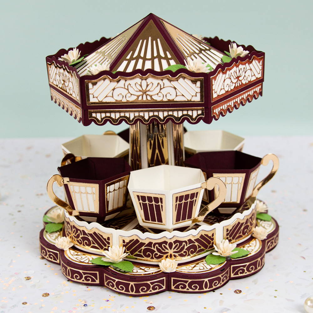 Twirling Tea Cups Die Set – Tonic Studios USA